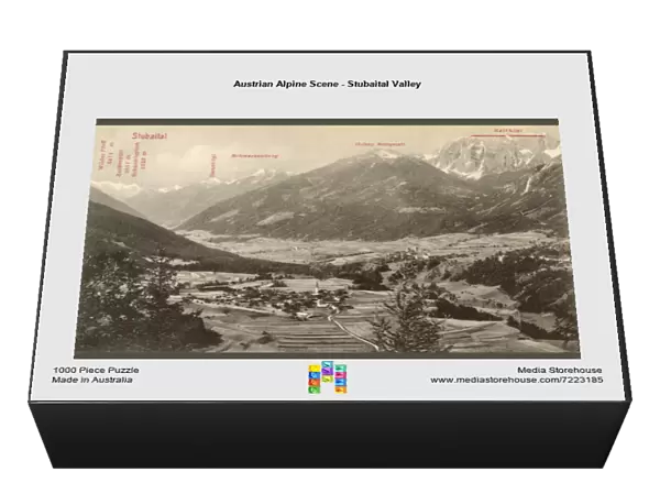 Austrian Alpine Scene - Stubaital Valley