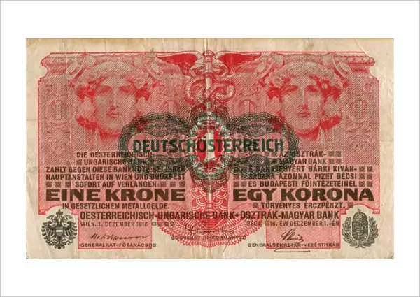 One krone note
