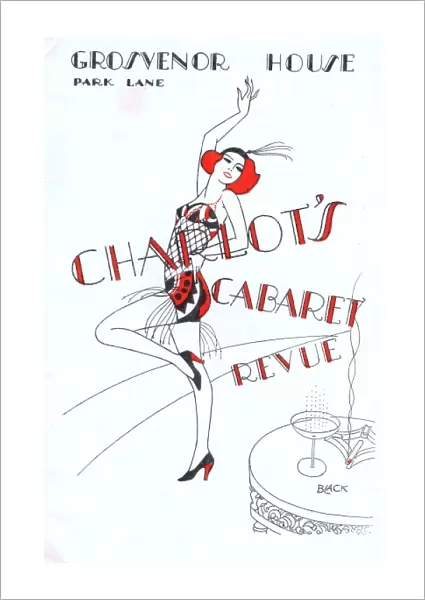 Programme cover for Charlots Cabaret Revue