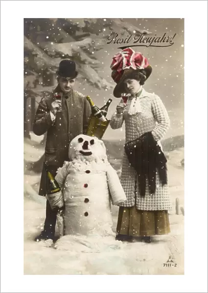New Year Greetings Card