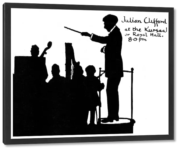 Julian Clifford conducting at the Royal Hall, Harrogate