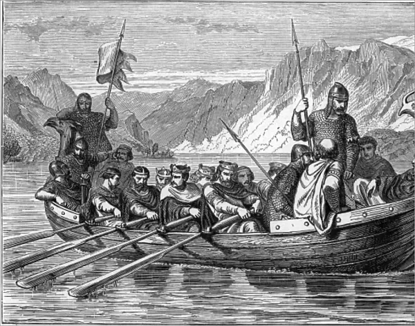 King Edgar is rowed down the Dee