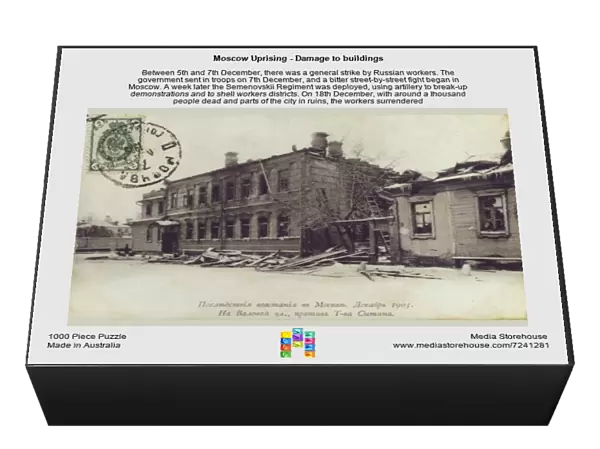 Moscow Uprising - Damage to buildings