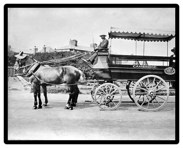 Horse drawn bus, Walton-on-the-Naze, Essex