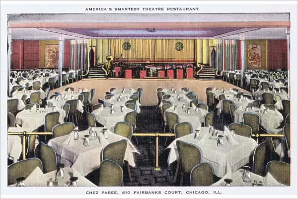 The main room of Chez Paree nightspot, Chicago, USA, 1930s
