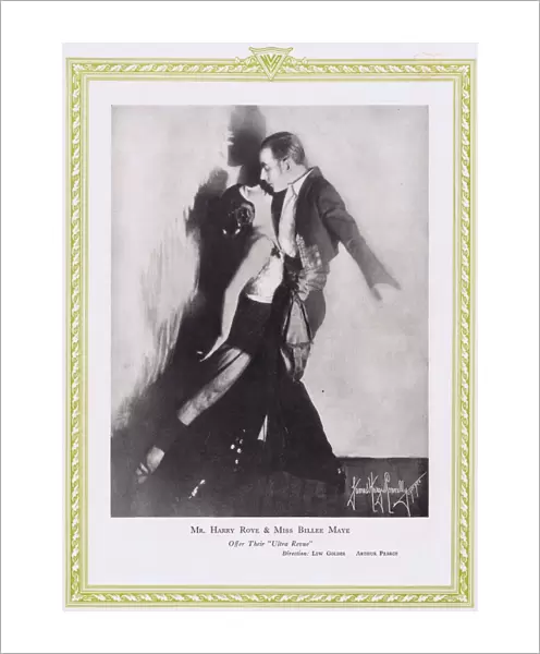 The dancing team of Harry Roye and Bille Maye, 1927