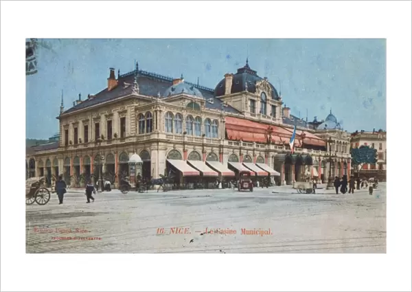A view of the Casino Municipal in Nice, France, 1920s