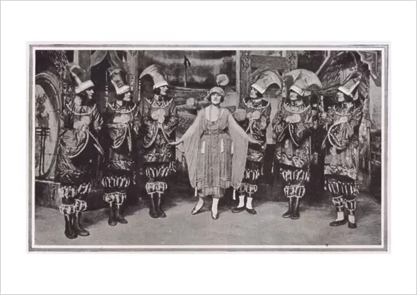 A scene from the pantomime Aladdin at the London Hippodrome