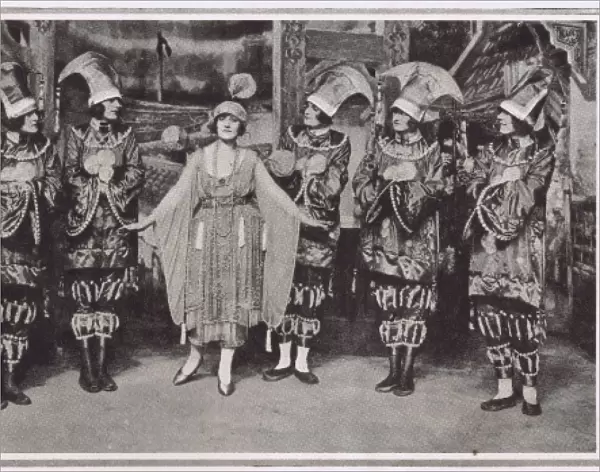 A scene from the pantomime Aladdin at the London Hippodrome