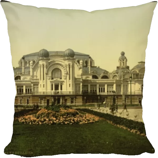 The Kursaal, (i. e. Cursaal), seen from garden, Ostend, Belg