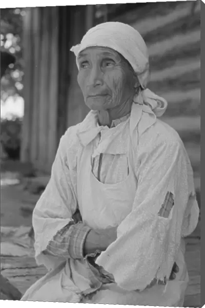 Indian woman, wife of farmer, McIntosh County, Oklahoma