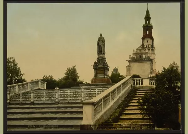 The Czar Alexanders monument, Czenstochow, Russia (i. e. Cz