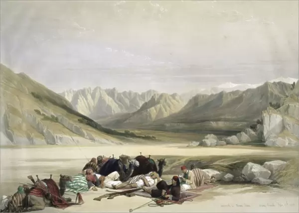 Approach to Mount Sinai Wady Barah Feby 17th 1839