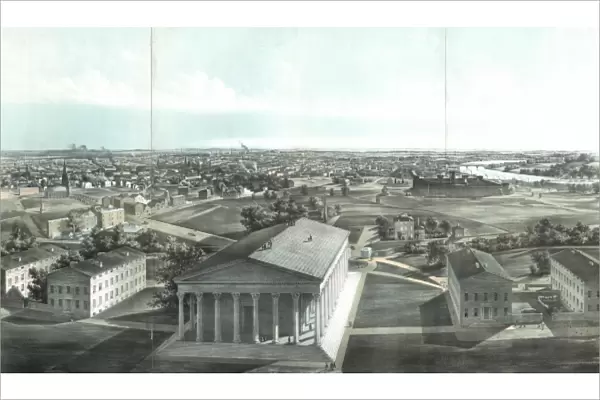 Philadelphia, from Girard College-1850