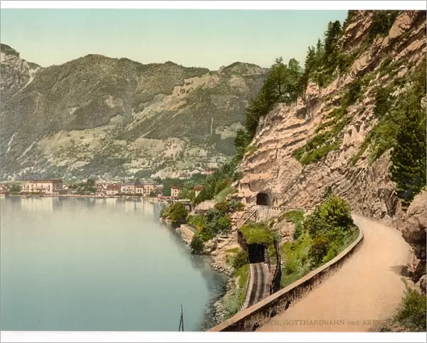 Gothard Tunnel and the Axenstrasse, Lake Lucerne, Switzerlan