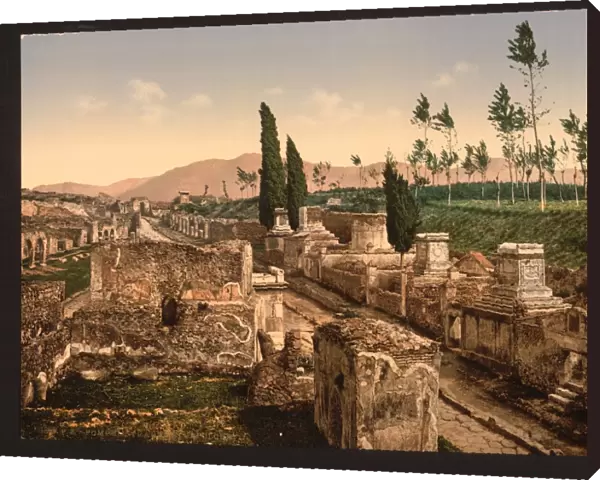 Street of the Tombs, Pompeii, Italy