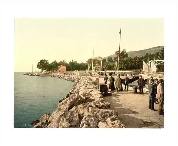 Fiume, the Mole, (i. e, Molo), Croatia, Austro-Hungary