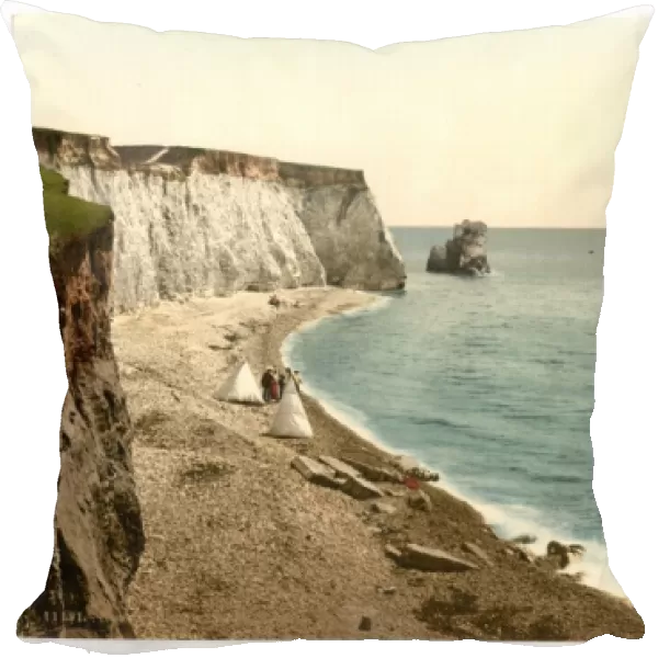 Freshwater Bay Arch and Stag Rocks, Isle of Wight, England