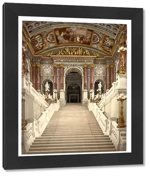 The Opera House, interior, Vienna, Austro-Hungary