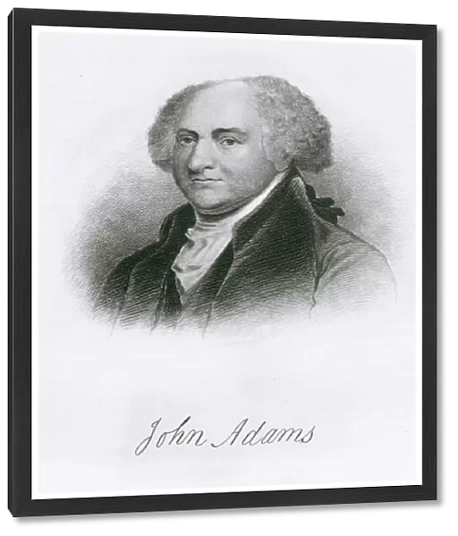John Adams, bust portrait, facing left