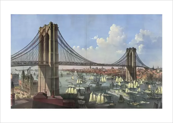The great East River suspension bridge--Connecting the citie