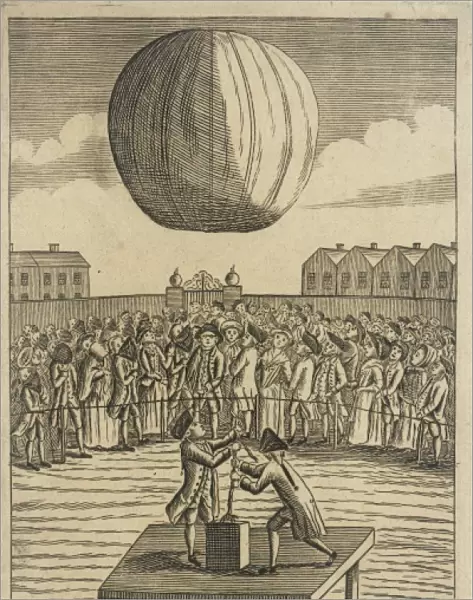 Balloon launched from Artillery Ground