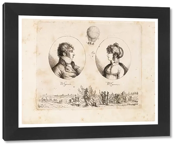 Garnerin, husband and wife, French ballooning couple