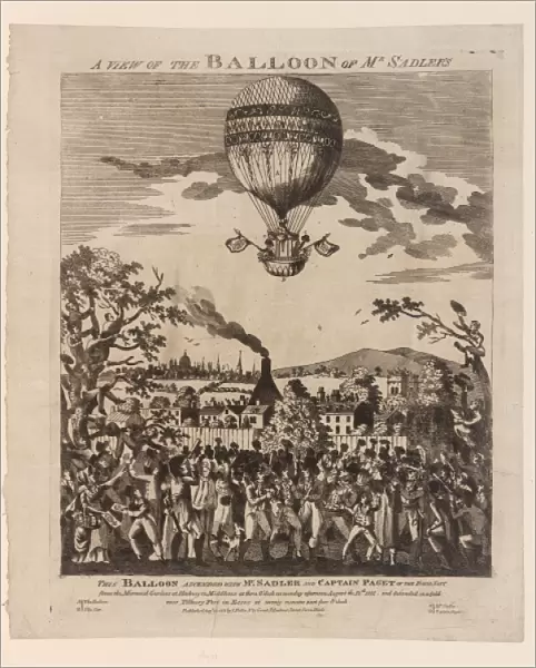 Sadler and Paget balloon ascent, Hackney