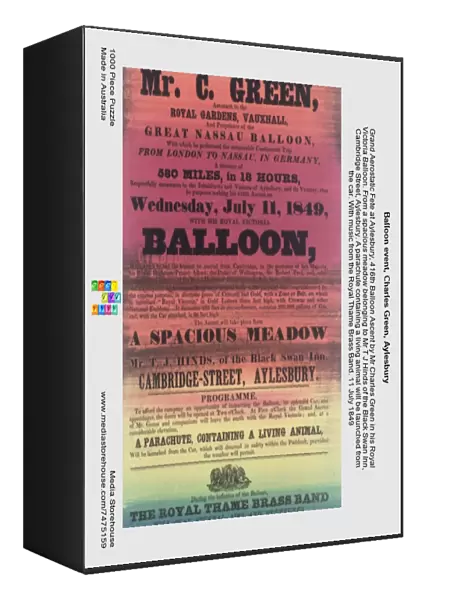 Balloon event, Charles Green, Aylesbury