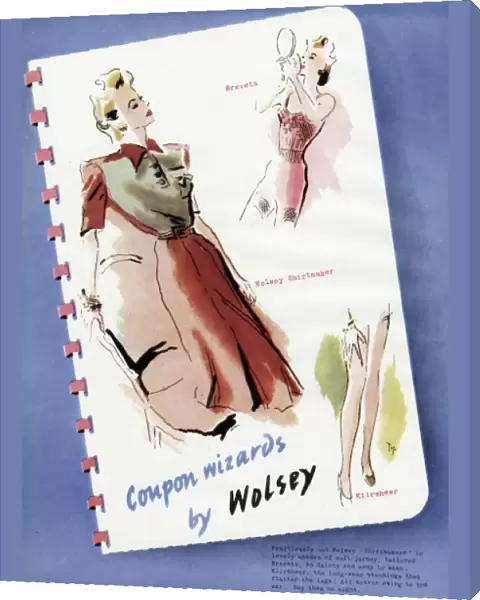Advert for Wolsey womens clothing 1942