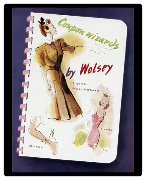 Advert for Wolsey womens clothing 1943