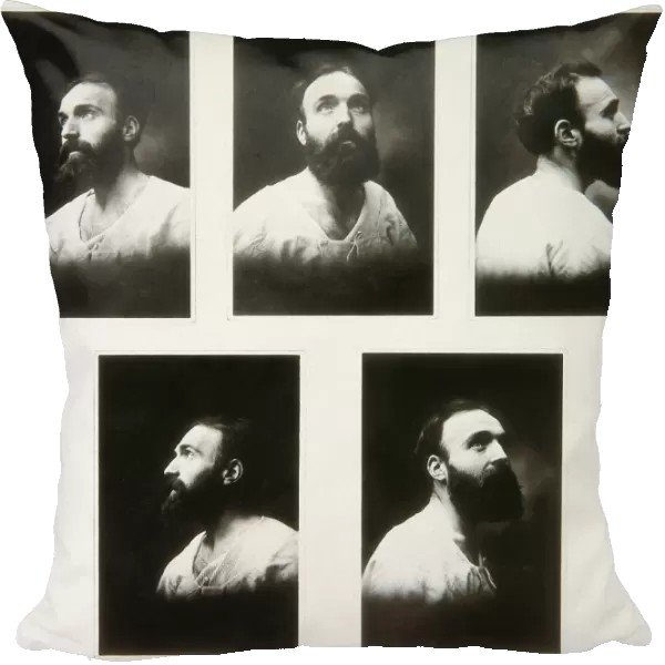Self portrait photograph with multiple mirrors system