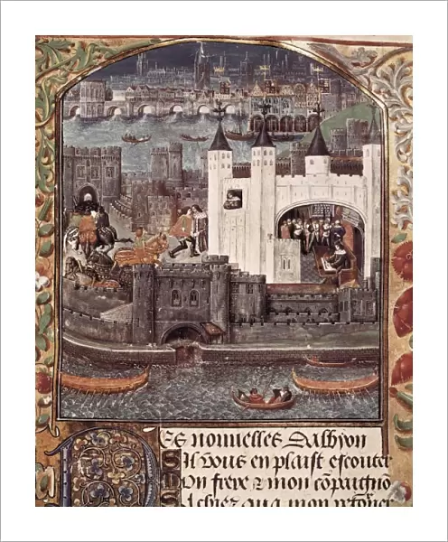 London and the Thames (15th c. ). Gothic art