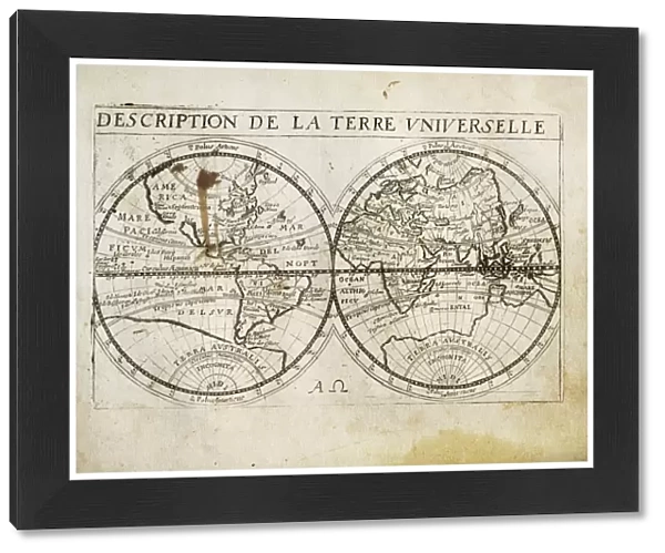 Description de la Terre Universelle (1667). Map