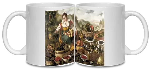 CAMPI, Vincenzo (1536-1591). The Fruit Seller