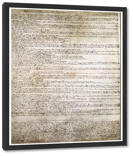 England. Carta Magna (1212). Manuscript Add