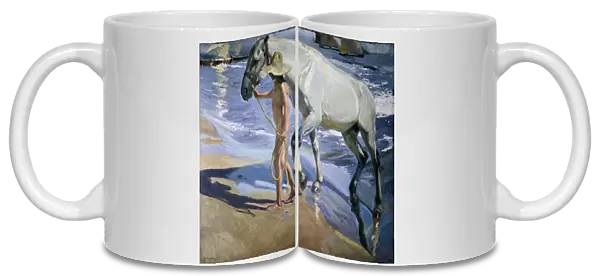 SOROLLA, Joaqu�(1863-1923). White Horse. 1909