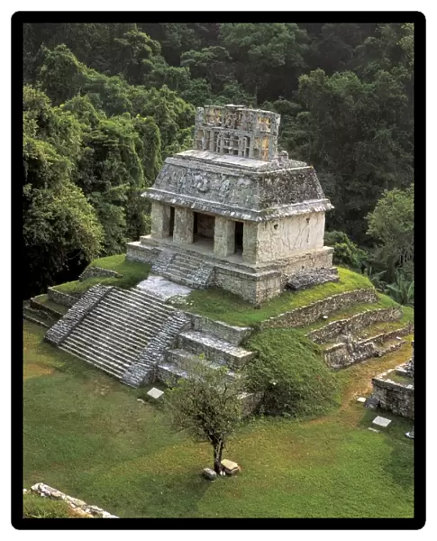 Sun Temple. 7th-8th c. MEXICO. CHIAPAS. Palenque