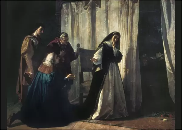 VALLɓ, Lorenzo (1830-1910). Dementia of Joan