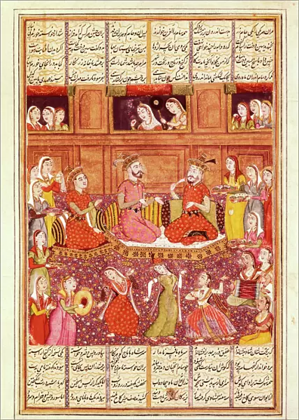 Shahnameh. The Book of Kings. 16th c. Zal meets