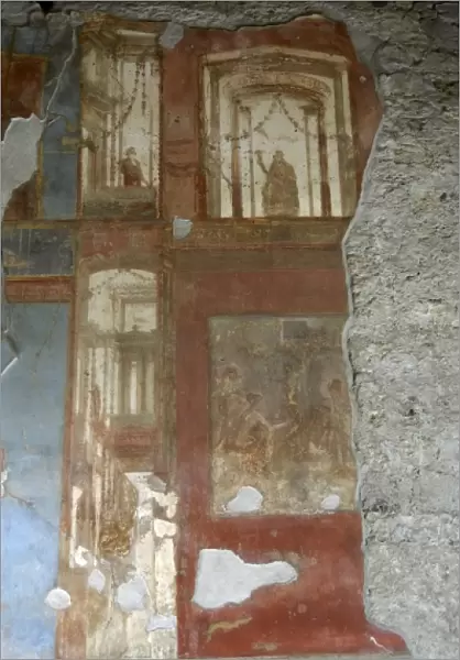 ITALY. Pompeii. Roman art. Early Empire. Fresco