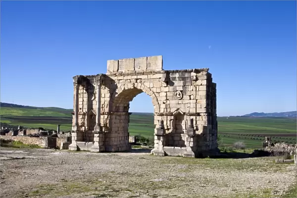 MOROCCO. Volubilis. Ruins of the Roman city