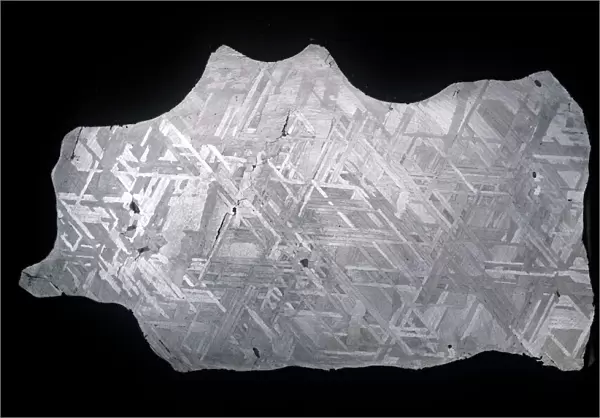 Slice of Canyon Diablo meteorite