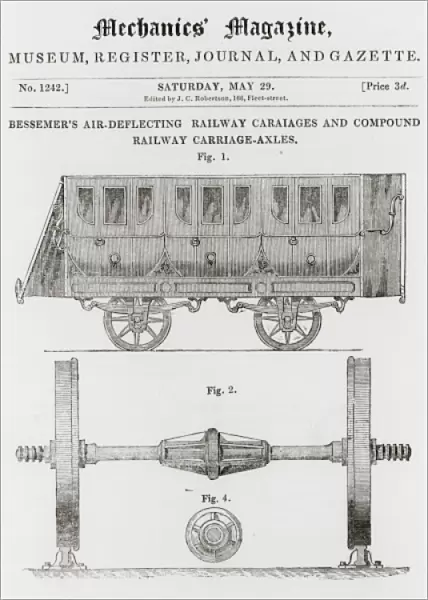 Bessemers air deflecting railway carriages