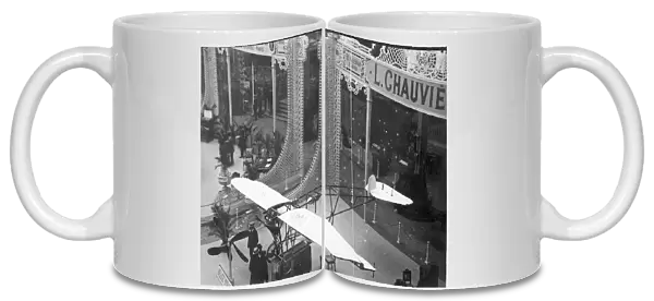 Chauviere Monoplane at the Salon Aeronautique in 1909