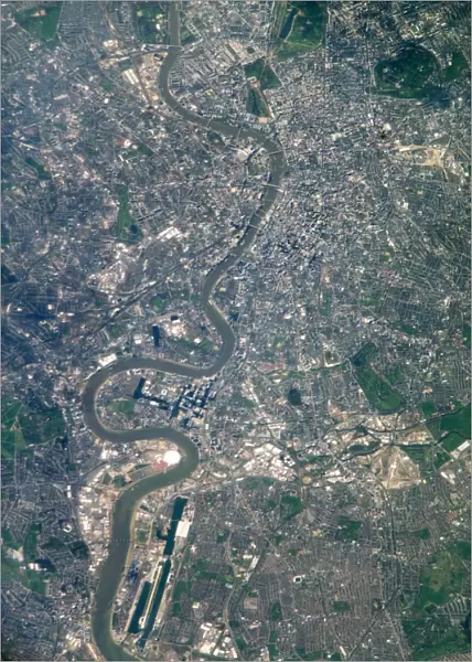 London from the ISS