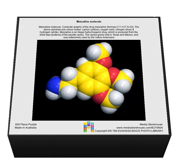 Mescaline molecule