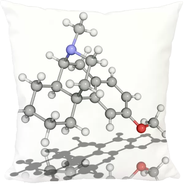 Dextromethorphan drug molecule