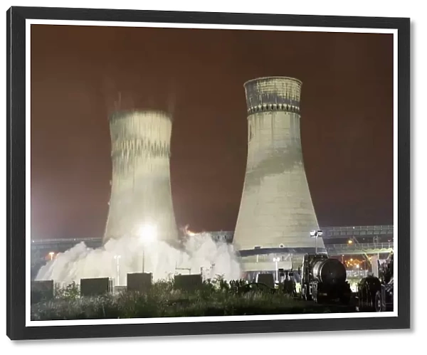 Tinsley cooling towers demolition