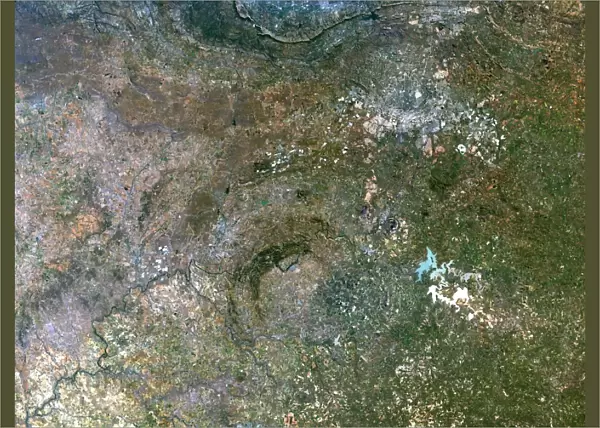 Vredefort crater, satellite image